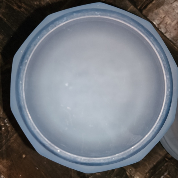 Vintage Ginger Jar Frosted Blue Glass - Picture 4 of 7